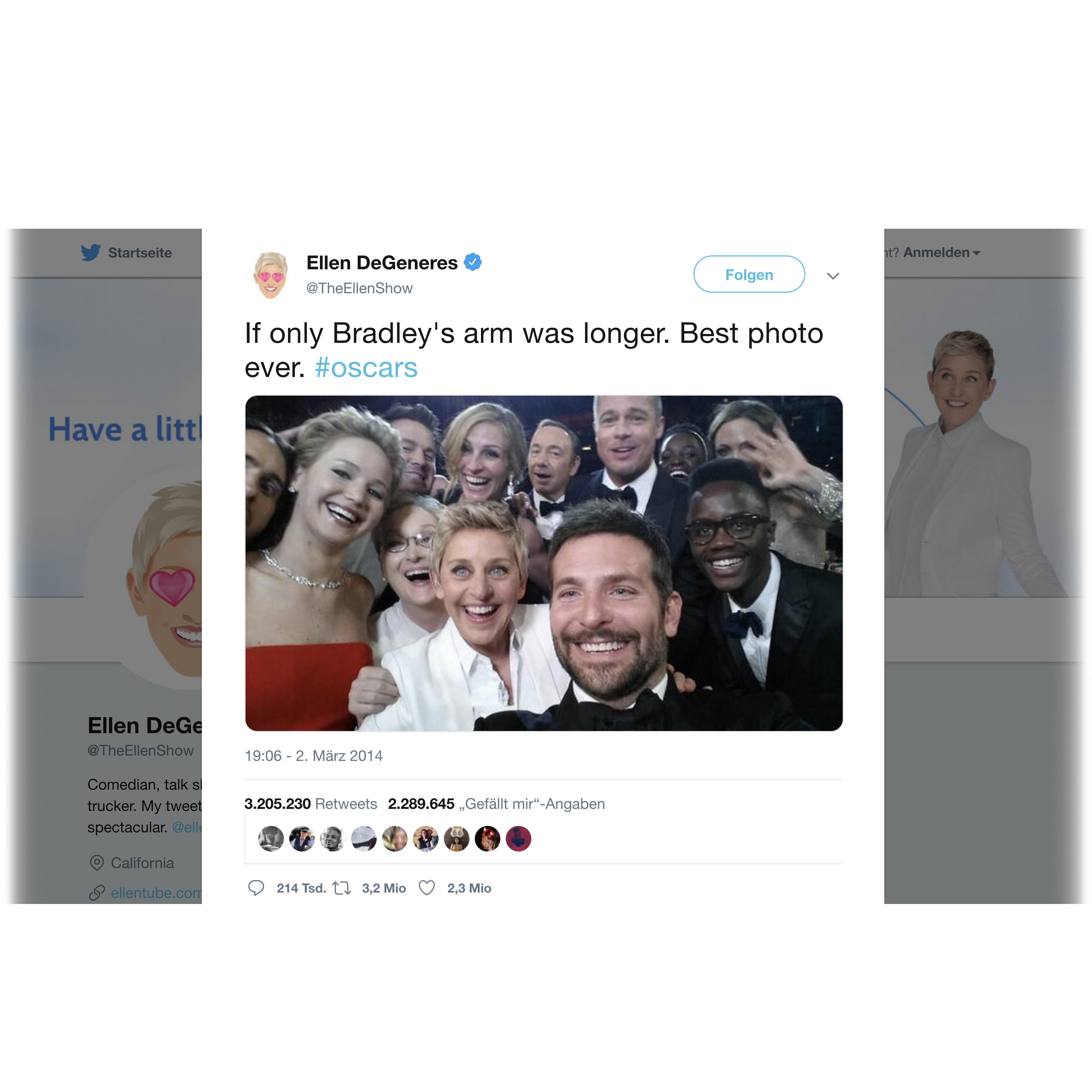 MIPTV: Ellen DeGeneres' Oscar Selfie Worth as Much as $1 Billion